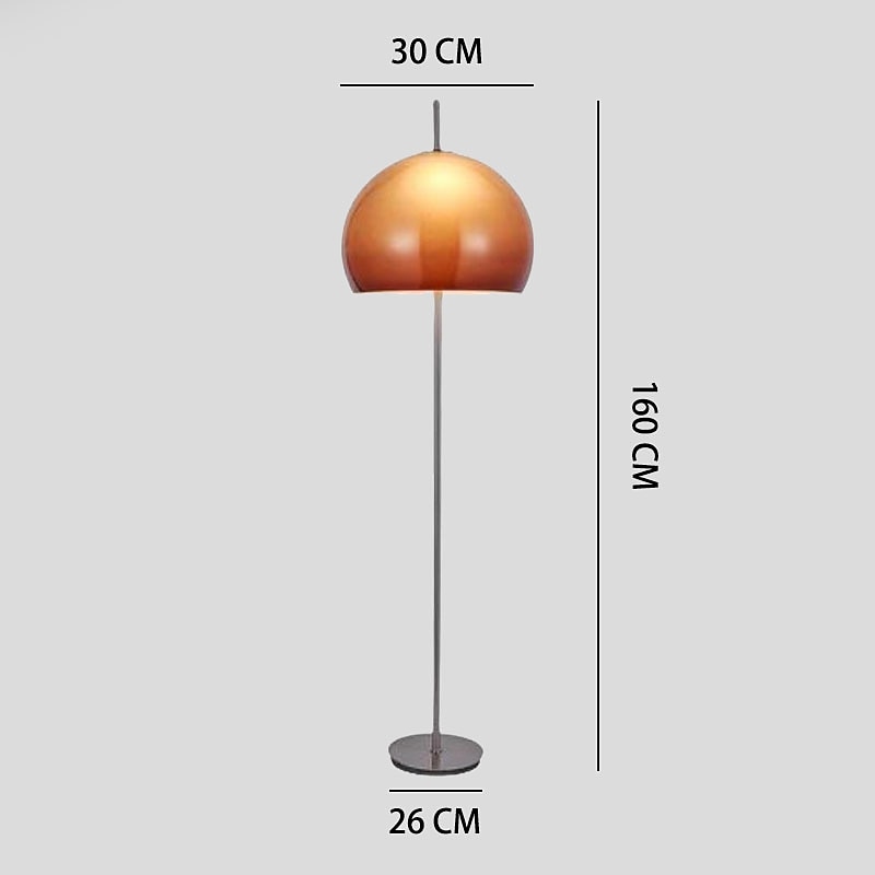 Lámpara de pie con forma de seta de luz suave, lámpara de pie creativa medieval, pantalla de cristal, sala de estar, dormitorio, lámpara vertical, adornos, decoraciones 85-265v 2025 - $381.69 –P1