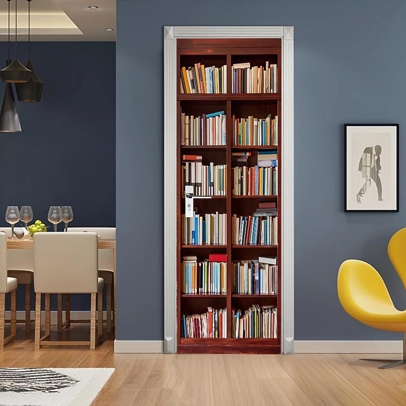 Scaffali per libri vintage, coperture per porte, arazzi per porte, decorazioni per tende per porte, fondali per porte, banner per porte d'ingresso, forniture per decorazioni per feste in fattoria del 2025 a $23.99 –P14