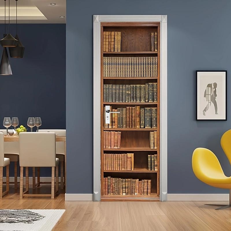 Scaffali per libri vintage, coperture per porte, arazzi per porte, decorazioni per tende per porte, fondali per porte, banner per porte d'ingresso, forniture per decorazioni per feste in fattoria del 2025 a $23.99 –P16