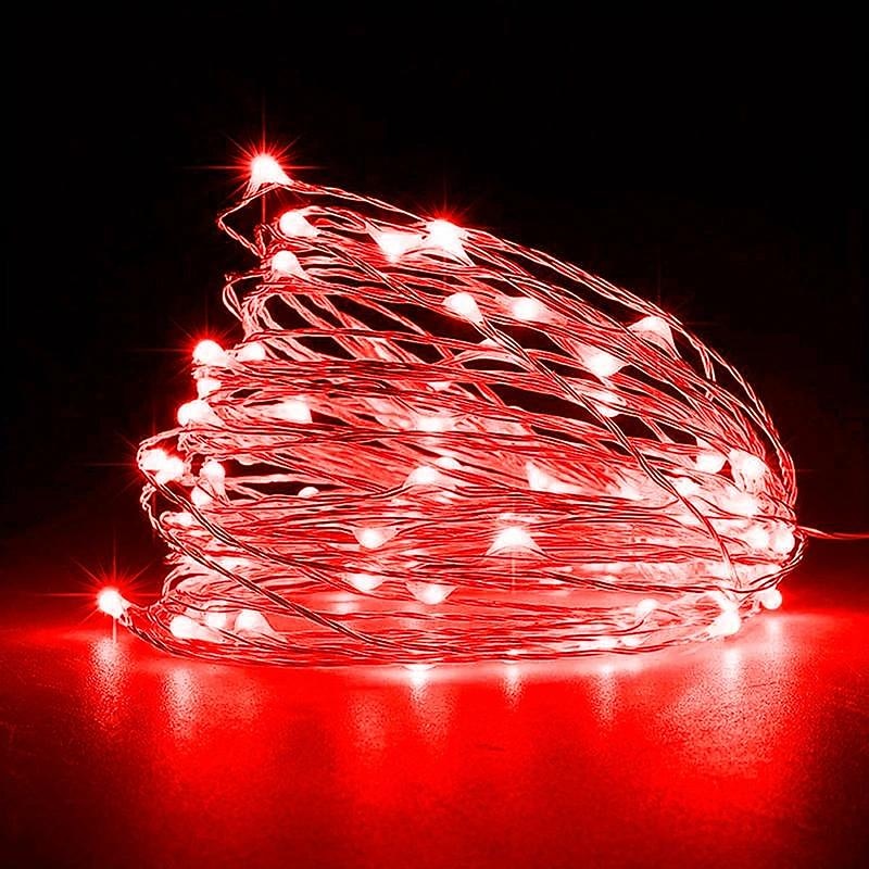 1 guirlande lumineuse de 1 m à 10 LED – Lampe luciole étoilée étanche à piles – Parfaite pour la décoration de la maison. & les mariages ! de 2025 ? $8.49 –P8