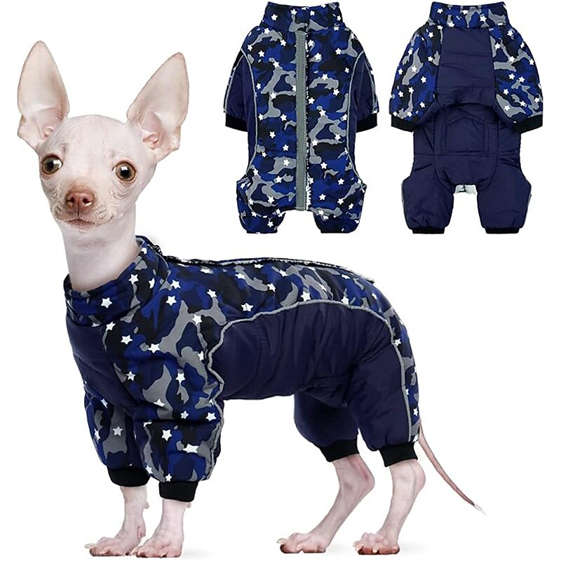 Koirat Kissat Takit Takki Muoti Juhla Talvi Heijastava Vedenkestävä Lämmin Hengittävä Pestävä Joulu Halloween ulko- Rento / arki Koiran vaatteet for Bichon Frise Pomeranian Pienelle lemmikille 2025 - $26.99 –P1