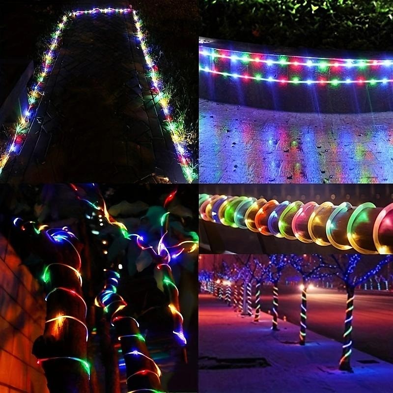 2025年 ソーラー LED ロープライト 屋外防水 リモコン付き 50m-500LED/100m-1000LED ストリングライト 8モード 超ロングフェアリーライト タイマー付き 屋外キャンプ ガーデンテラス 中庭に最適  コレクション – $97.99 –P8