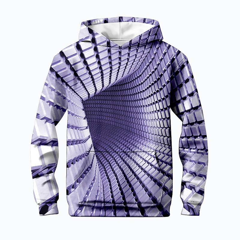 Pojkar 3D 3D Print Huvtröja Långärmad 3D-tryck Höst Vinter Aktiv Sport Mode Barn 3-13 år Utomhus Dagligen Inomhus Normal 2025 - $18.99 –P2
