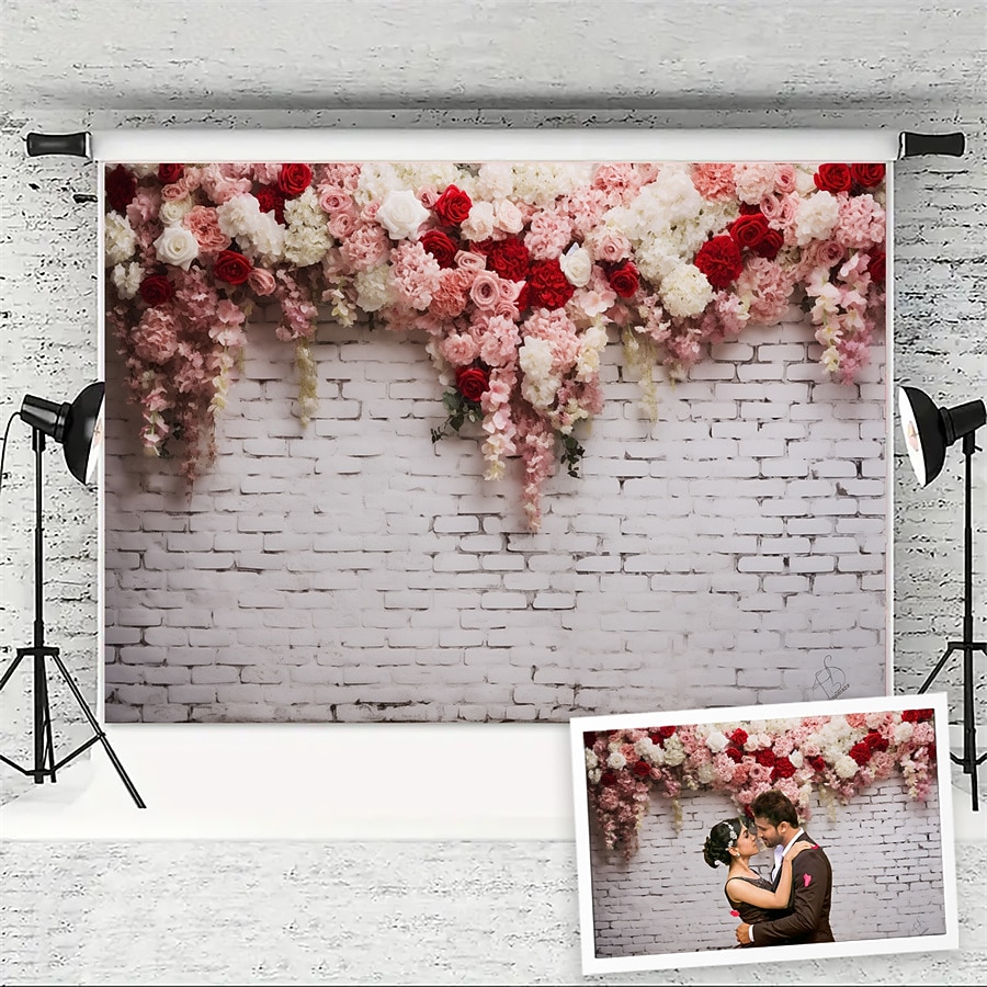 Esküvői Dekorációk Háttér Fotófal Nagy Gobelin Művészet Falfestmény Dekoráció Takaró Függöny Otthon Hálószoba Nappali Dekoráció Virág Háttér 2026 - $19.99 –P8