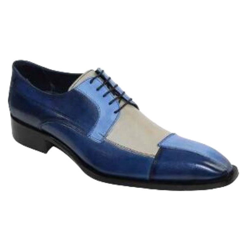 scarpe oxford da uomo in similpelle sfumata – design dipinto a mano, scarpe eleganti con lacci, perfette per le occasioni speciali del 2025 a $54.99 –P7