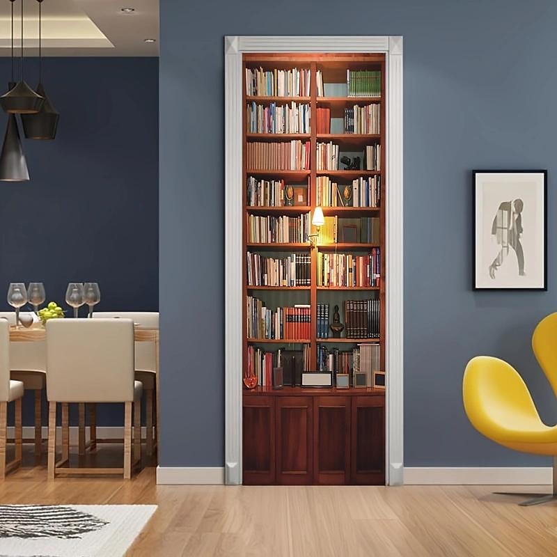 Scaffali per libri vintage, coperture per porte, arazzi per porte, decorazioni per tende per porte, fondali per porte, banner per porte d'ingresso, forniture per decorazioni per feste in fattoria del 2025 a $23.99 –P12