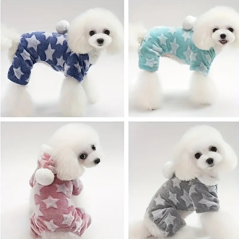 Cachorros Gatos Pijamas Estilo bonito Casual Inverno Respirável Macio Lavável Confortável Ao ar livre Casual / Diário Roupas para cães for Bichon Frise Pomerânia Animais de Pequeno Porte Borboleta de 2025 por $15.49 –P1