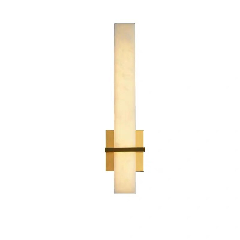 Modern Marble Wall Sconce Long Linear Gold Brass Wall Lamp Bedside Wall Light Bathroom Vanity Light Fixture Bar Hardwired Wall Mount Lighting for Living Room Dinning Room Hallway 110-240V 2025 - $346.09 –P10