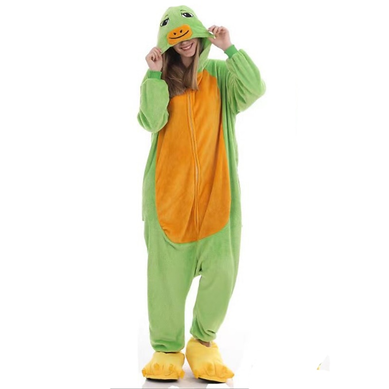 Adults' Animal Onesie Costume Carnival Costume Turtle Onesie Pajamas Kigurumi Pajamas Funny Costume For Men and Women Carnival New Year Cartoon 2025 - GBP £30 –P2