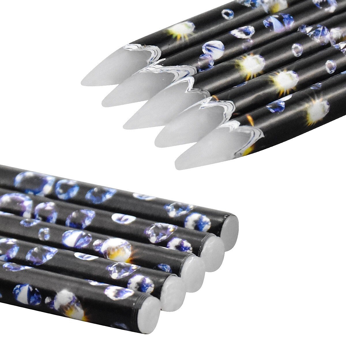 Selettore di strass da 5 pezzi: matita in cera morbida per gemme per unghie, matita per unghie, accessorio per penna a punti del 2025 a $35.99 –P2