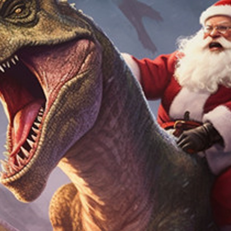 Pojkar 3D jultomten Dinosaurie Huvtröja Pullover Långärmad 3D-tryck Höst Vinter Mode Streetwear Häftig Polyester Barn 3-12 år Utomhus Ledigt Dagligen Normal 2025 - $17.49 –P6
