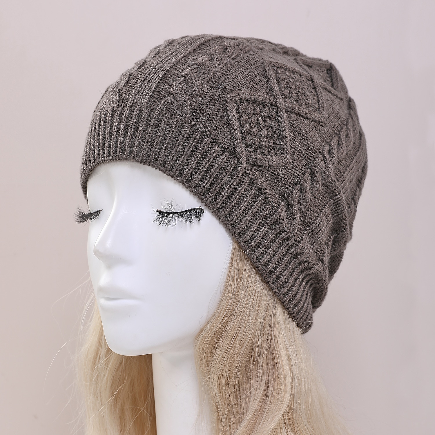 Damskie Czapka Beanie Ciepła zimowa czapka Dom Codzienny Święto Jednolity/zwykły kolor Włókna akrylowe Codzienny Styl skandynawski Codzienne 1 pcs 2025 - $15.99 –P3