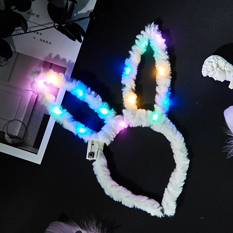 LifeSmart Luci intelligenti Rabbit Ear Decor Headband Luminous Headwear Led Lights per Sportivo / Soggiorno / All'aperto Con LED / Decorativo / Adorabile <5 V del 2025 a $11.99 –P8