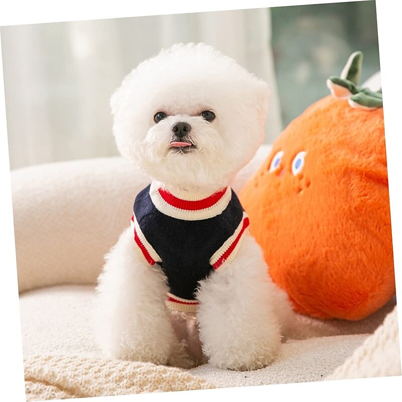 Hund Katze Pullover Jumper Mode Lässig Winter Warm Atmungsaktiv Weich Waschbar Bequem Outdoor Alltagstauglich Hundebekleidung for Bichon Frise Zwergspitz Baby Haustier Papillon Klein 2025 - $23.99 –P4