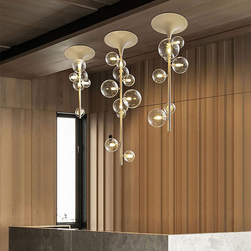 LED Chandeliers 6/7/10 Heads Cluster Globle Design Balloon Design Chandeliers for Dining Room Bedroom Pendant Lamps 110-240V 2025 - $498.69 –P2