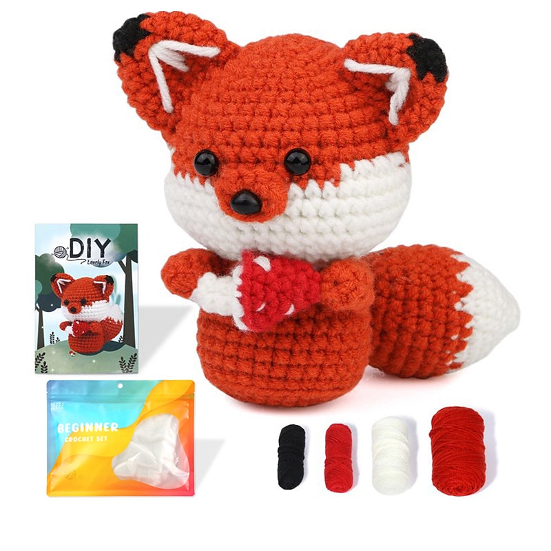 kit all'uncinetto per principianti, kit per principianti all'uncinetto con video tutorial, kit all'uncinetto per principianti per adulti e bambini, kit per lavorare a maglia per principianti la stessa del 2025 a $28.99 –P1