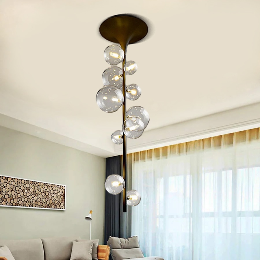 LED Chandeliers 6/7/10 Heads Cluster Globle Design Balloon Design Chandeliers for Dining Room Bedroom Pendant Lamps 110-240V 2025 - $498.69 –P11