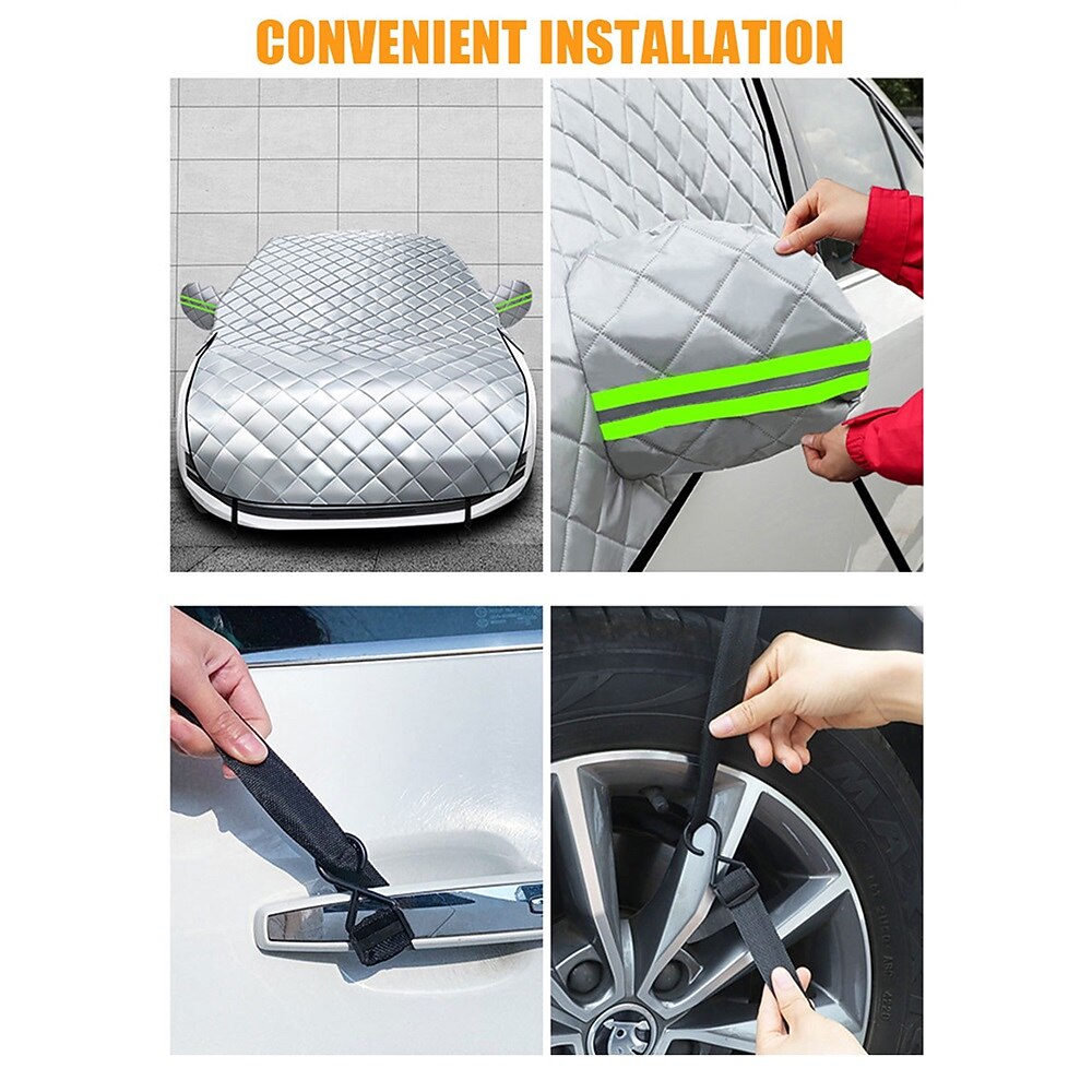 Starfire Car Front Windshield Snow Shield Anti-Freeze Cover Wind Shield Snow Shield Anti-Frost Cover Cloth Winter Snow Protection Thickened Winter 2026 - $44.99 –P6