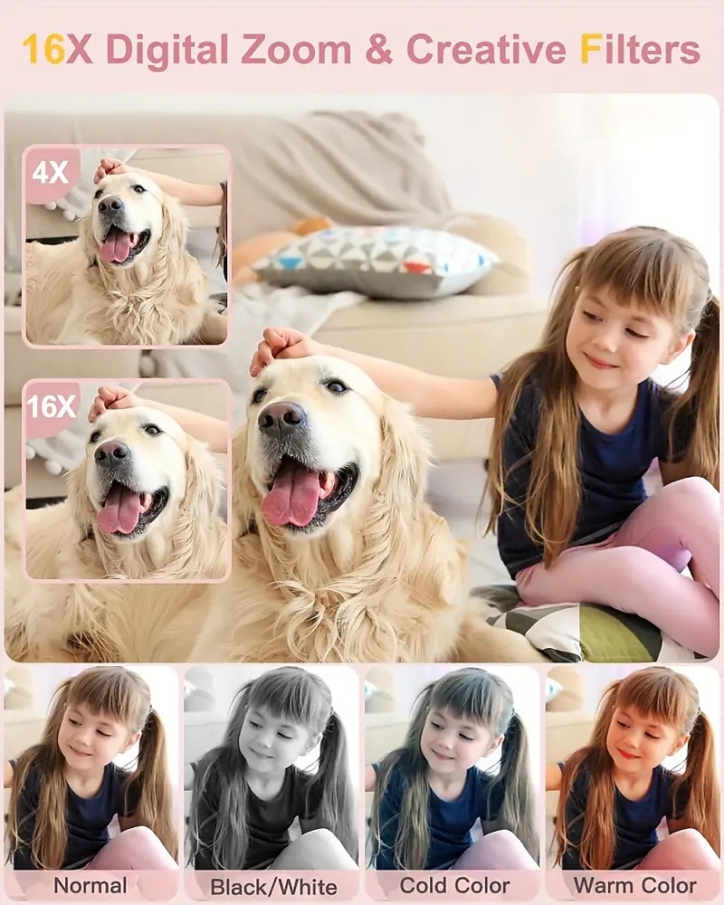 1080P HD Digital Camera Point and Shoot Camera Digicam 16X Digital Zoom Camera Compact Digital Camera 2025 - $58.99 –P1