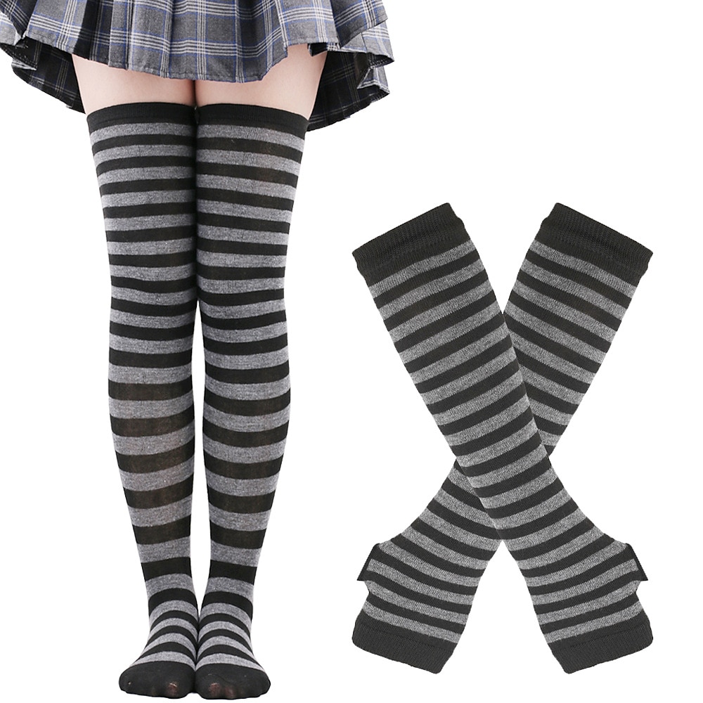 Calcetines hasta rodilla Calcetines de Navidad Mujer Navidad Carnaval Mardi Gras Nochebuena Retro Antiguo Guantes Calcetines 2025 - $15.49 –P9