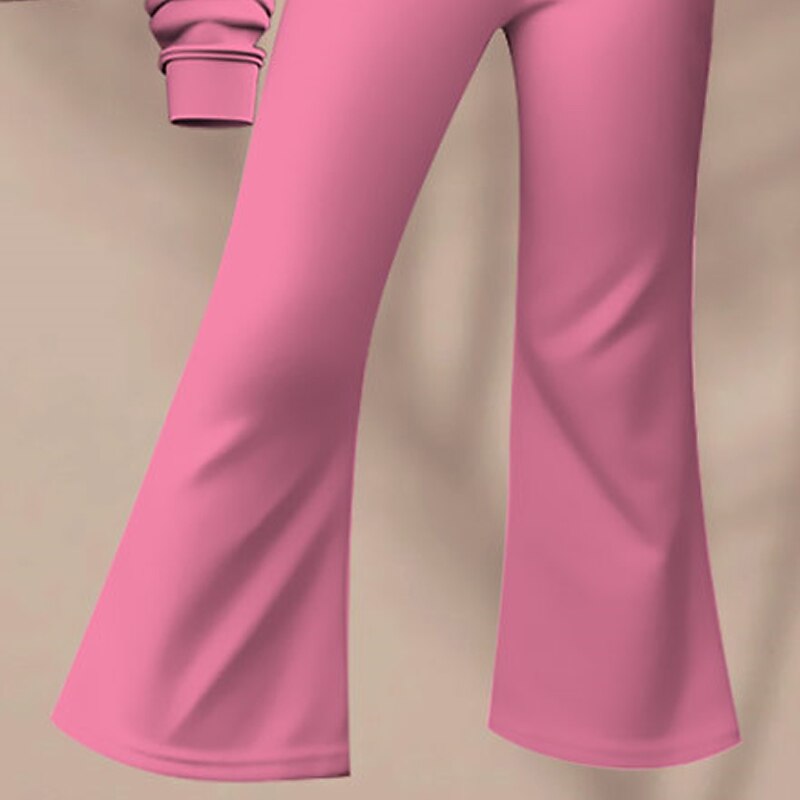Para Meninas 3D Gato Conjunto Conjunto de moletom e calça flare Rosa Manga Longa Impressão 3D Outono Inverno Ativo Moda Diário Poliéster Infantil 3-12 anos Gola Redonda Ao ar livre Encontro Férias de 2025 por $20.99 -P5