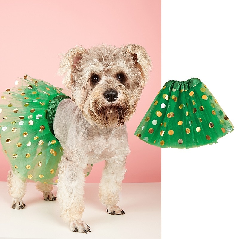 Hund Katze Kleid Rock Elegant Niedlich Winter Atmungsaktiv Weich Waschbar Bequem Weihnachten Outdoor Alltagstauglich Hundebekleidung for Bichon Frise Zwergspitz Baby Haustier Papillon Klein 2025 - $18.99 –P2