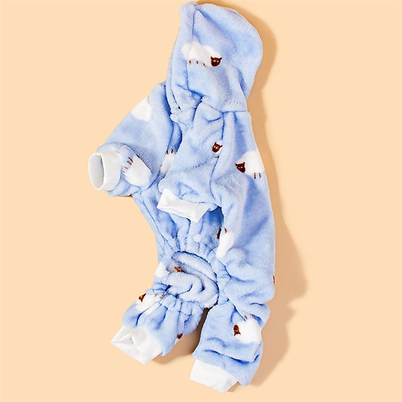 Prodotti per cani Prodotti per gatti Pigiami Adorabile Informale Inverno Caldo Traspirante Morbido Lavabile Comodo Esterno Casual / quotidiano Abbigliamento per cani for Bichon Frise Pomeriana del 2025 a $23.99 –P4