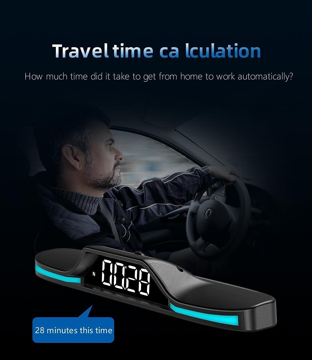 New Digital LED Speedometer Universal GPS/Beidou Car HUD Head Up Display Overspeed Alarm Free Switching of 5 Breathing Lights 2025 - $75.99 –P17