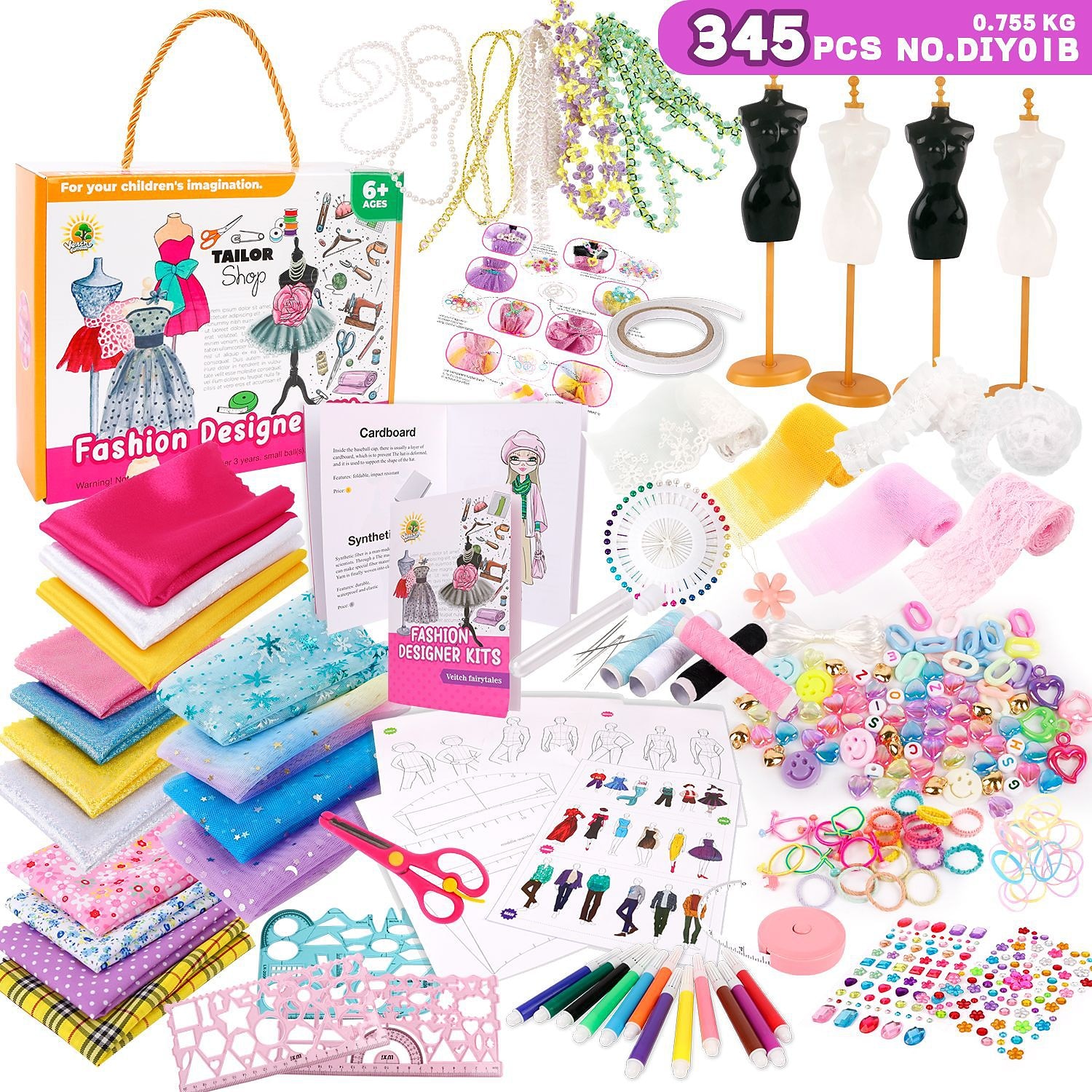 Children's Clothing Design Sewing Set for Girls Enlightenment Christmas Gift DIY Handmade Creative Production of Children's Clothing Toys 2026 - $83.54 –P7