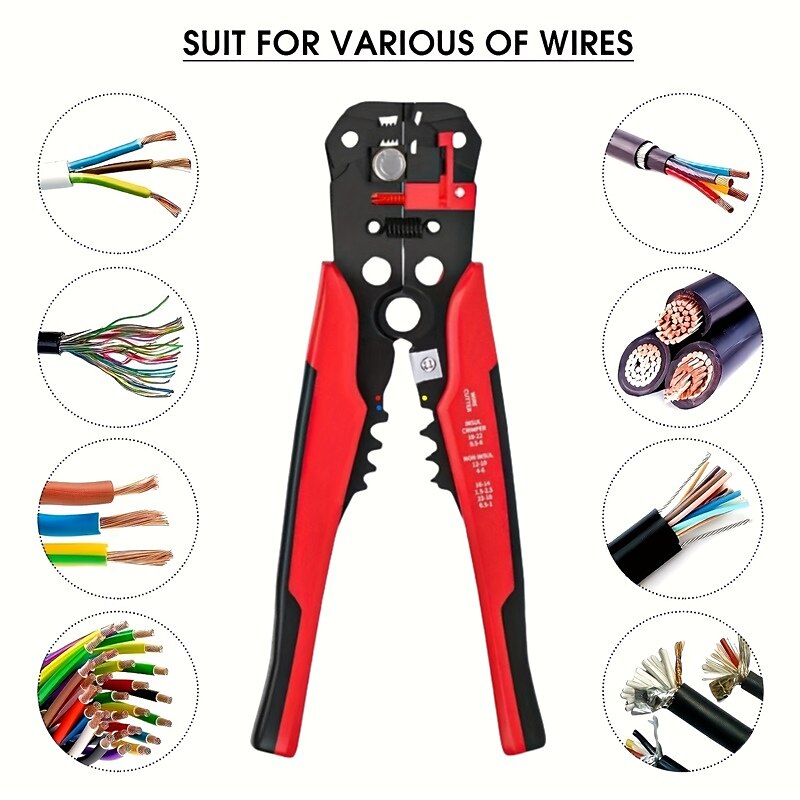Automatic Wire Stripper Multifunctional Cable Cutter & Pliers For Electrical Wire Stripping Cutting & Crimping 2025 - $25.99 –P7
