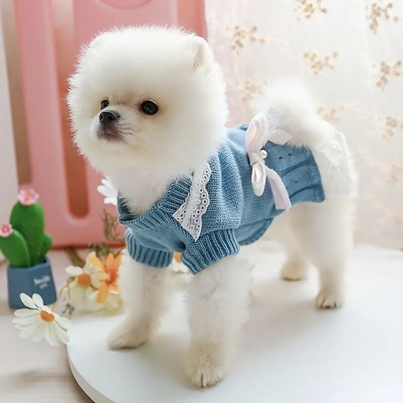 Kutyák Macskák Ruhák aranyos stílus Alkalmi Tél Légáteresztő Mekano Mosható Kényelmes Karácsony Szabadtéri Alkalmi / Napi Kutyaruházat for bichon frisé Pomerániai törpespitz Kölyök kisállat Pillang 2025 - $20.99 –P5