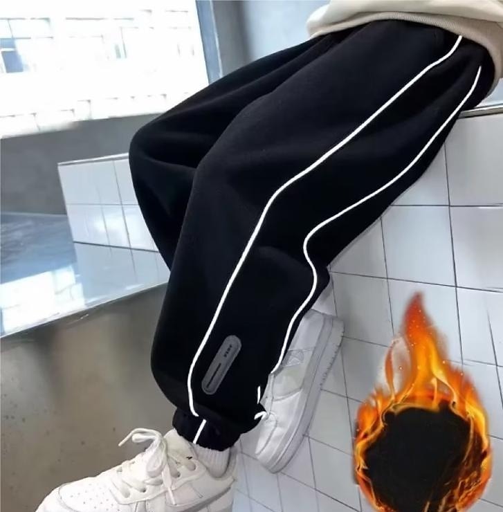 Kids Boys Sweatpants Trousers Pocket Solid Color Keep Warm Comfort Pants School Sports Black Gray 2025 - $20.99 –P8