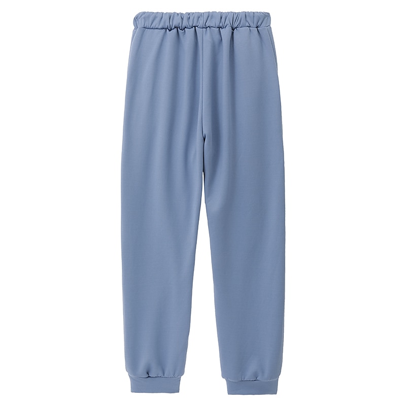 Conjunto de 2 Peças de Calças Quentes Femininas Moda Moleton Calças de Flanela Calças Trousers Manga Longa Decote Redondo Cor Sólida Com Corda Casual Dia-a-Dia Preto Rosa Escuro Azul Outono e Inverno de 2025 por $43.99 –P9
