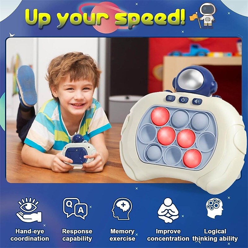 snel push pop-spel het fidget speelgoed pro voor kinderen volwassenen, handheld spel snelle puzzelspelmachine, push bubble stress speelgoed, opluchting feestartikelen, cadeaus voor jongens en meisjes 2025 - $40.99 –P5