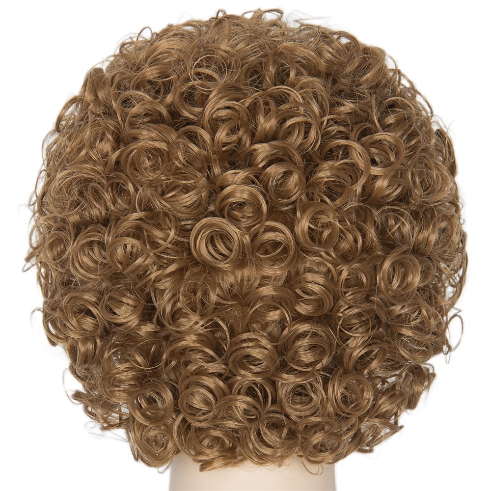 Women Short Curly Wig Strawberry Blonde Brown Cosplay Party Wig Halloween Wigs 2026 - $18.49 –P8