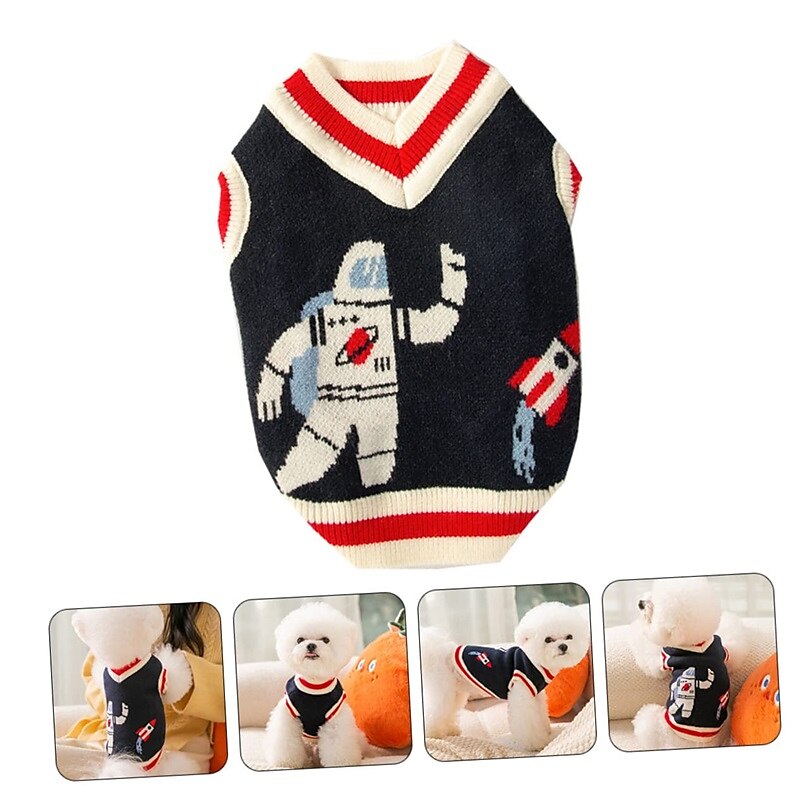 Hund Katze Pullover Jumper Mode Lässig Winter Warm Atmungsaktiv Weich Waschbar Bequem Outdoor Alltagstauglich Hundebekleidung for Bichon Frise Zwergspitz Baby Haustier Papillon Klein 2025 - $23.99 –P3