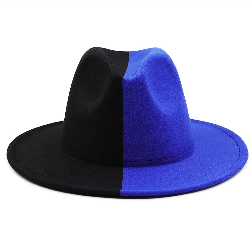 széles karimájú fedora napkalap divat jazz sapka panama sapka férfiaknak női ünnepnapi szuper lábtál vasárnapi buli 2025 - $56.99 –P5