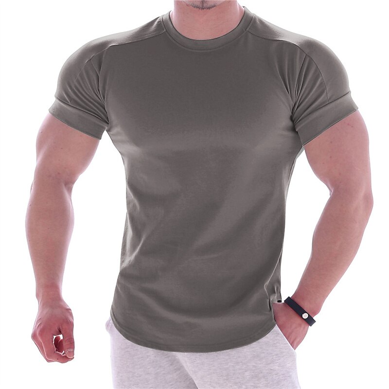 Per uomo maglietta Maglia da palestra Maglia da allenamento Camicie da allenamento Girocollo Manica corta Addestramento Sportivo Fitness Casual / quotidiano Palestra Asciugatura rapida Traspirazione del 2025 a $13.99 –P5