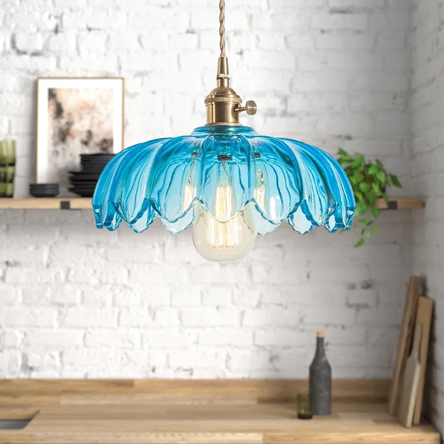 lampada a sospensione a led moderna lampada da comodino in metallo vetro sala da pranzo bar cavo elettrolitico in metallo regolabile 110-240v del 2025 a $118.99 –P7