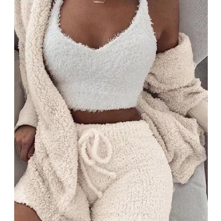 Ενηλίκων Συμπαγές Χρώμα Νυκτικά Πιτζάμες Onesie Πιτζάμες Kigurumi Καθημερινό / Σπορ Για Γυναικεία Κινούμενα σχέδια 2025 - $39.99 –P15