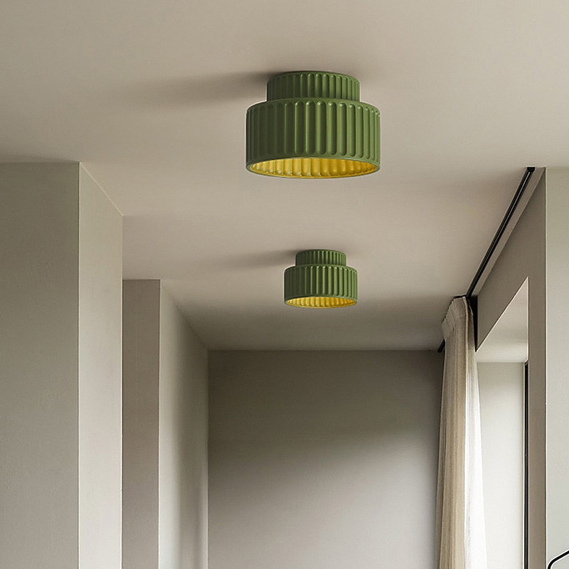 severská minimalistická stropní světla balkon osobnost japonská stropní svítidla šatna výzdoba wabi-sabi zapuštěná montáž stropní osvětlení bar b &b kavárenské svítidlo e27 110-240v 2025 - $137.99 –P2