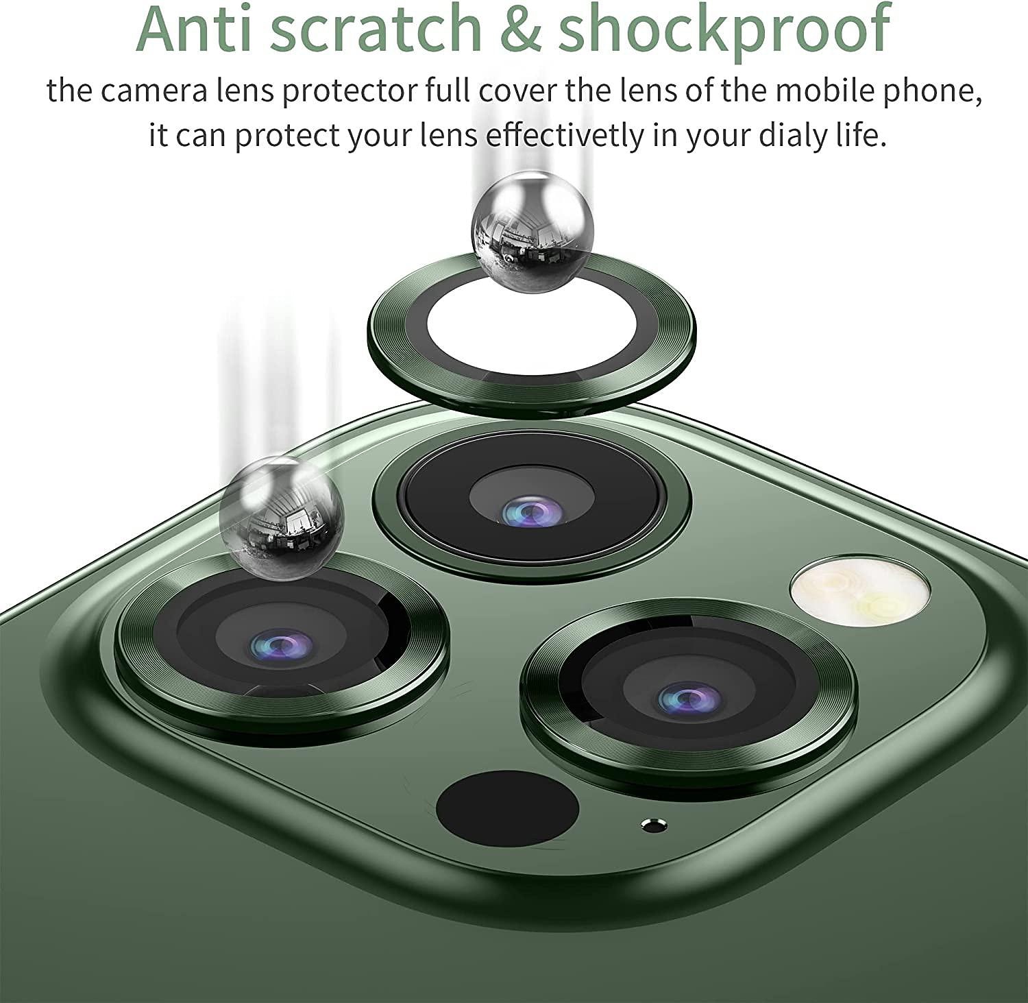 3 Sets 2 Sets Camera Lens Protector For Apple iPhone 16 iPhone 15 14 Pro Max Titanium Alloy 9H Hardness High Definition Explosion Proof Scratch Proof 2025 - $4.99 –P2