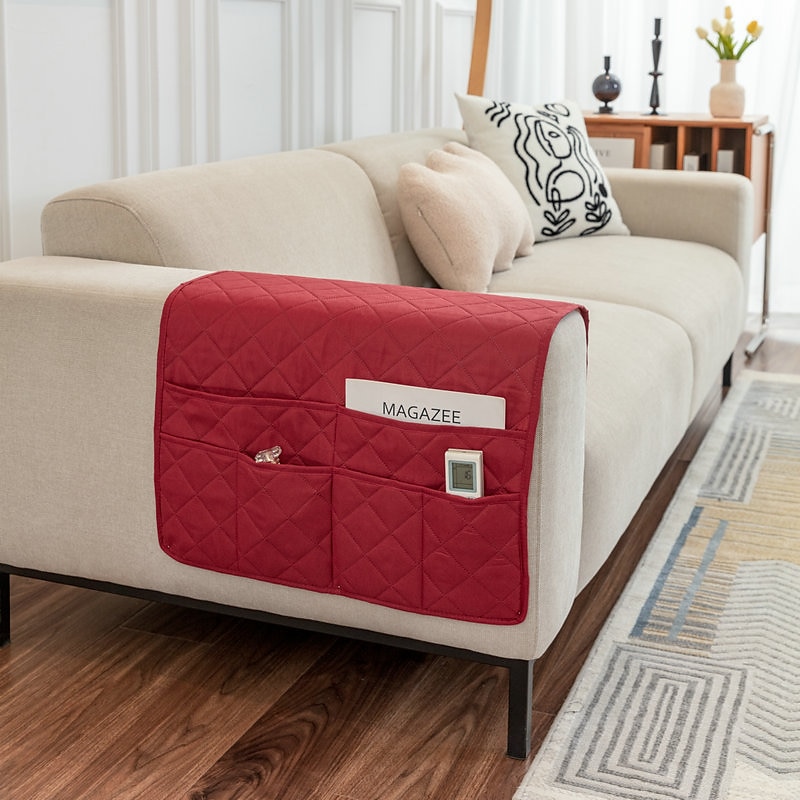 1 Pcs Armrest Covers for Chairs and Sofas Couch Arm Covers for Sofa Armrest Covers with Side Pocket Anti-Slip Furniture Protector Washable Armrest Slipcovers 2025 - $13.49 –P11