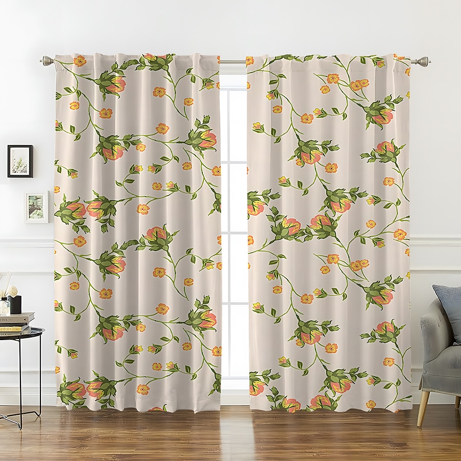 2 панели, плотные шторы для гостиной, спальни, кухни, обработка окон, теплоизолированные затемняющие комнаты 2026 - $28.99 –P10