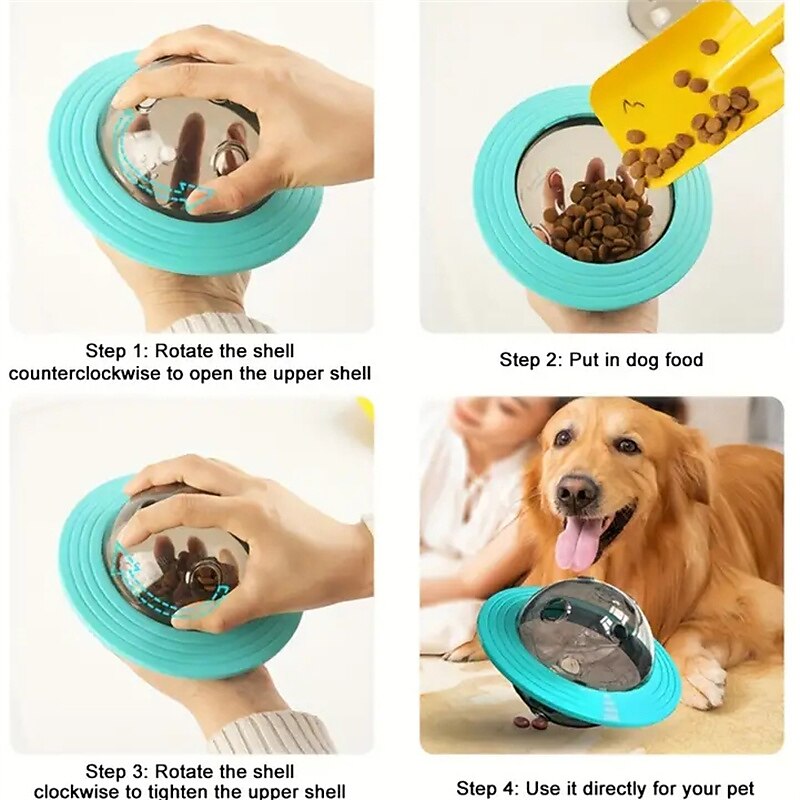 IQ Treat Ball Puzzle Toy For Dogs - Food Dispensing Slow Feeder Ball For Enrichment And Teeth Cleaning - Interactive Dog Toy For Small Medium And Large Dogs 2025 - $18.49 –P7