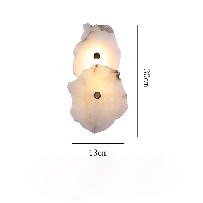 Lámpara de aplique de pared LED de mármol de alta calidad, luz de montaje en pared minimalista para interiores, accesorio de iluminación largo para decoración del hogar, luces de lavado de pared 2025 - $182.99 –P6