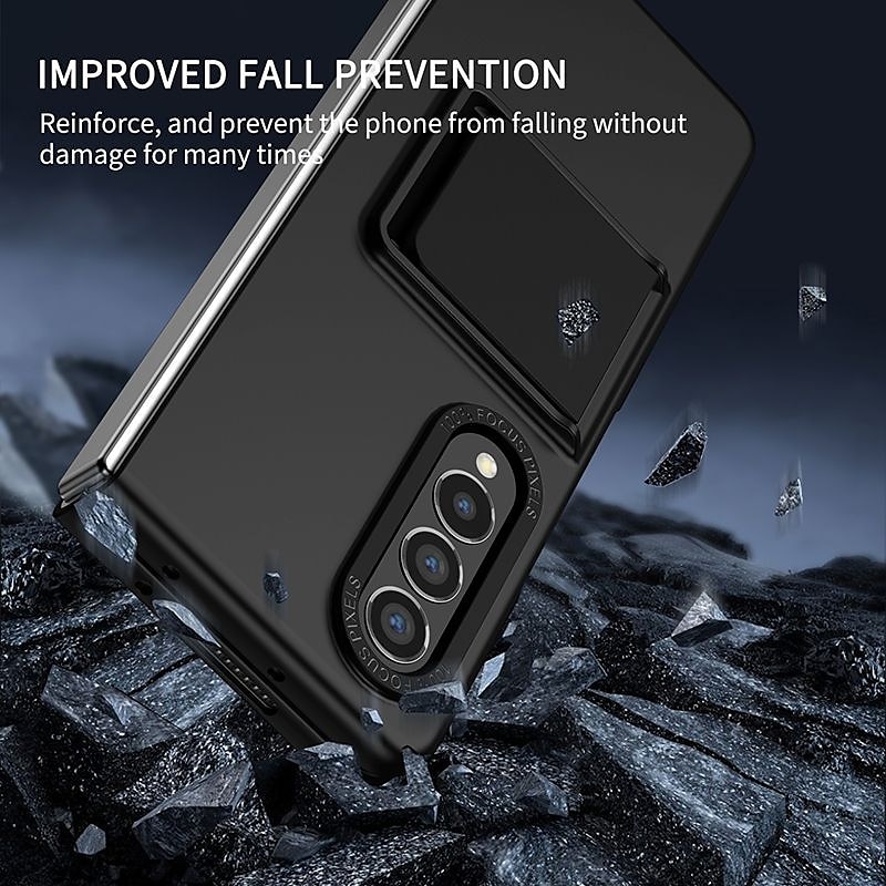 Защитный чехол для телефона Anti-Shock Plain Portable для Samsung Galaxy Z Fold 6 Z Fold 5 5G Z Fold 4 Z Fold 3 2025 - $13.99 –P5