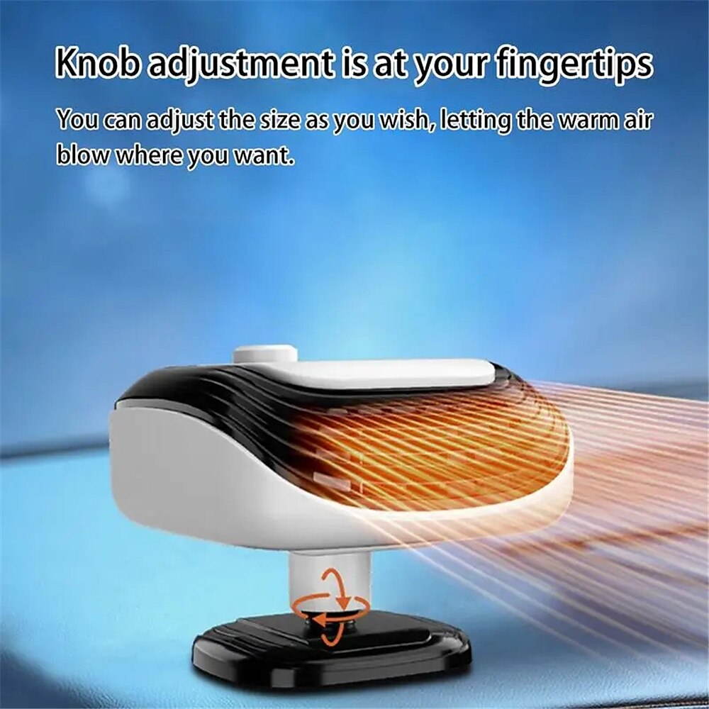 12V/24V Car Heater 2 In 1 Heating Cooling Car Fan Portable Electric Heating Fan Defogger Windshield Defogging Parking Heater 2025 - $26.99 –P5