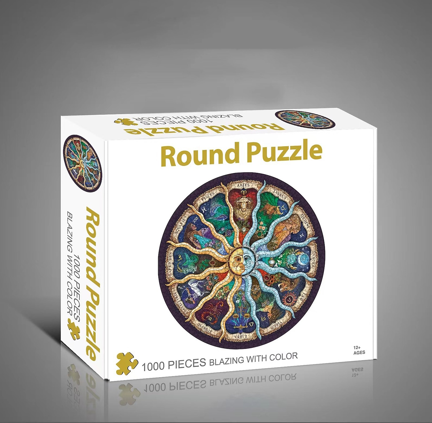 creativo 1000 pezzi di carta bianca piatta carta addensata puzzle circolare luna amore mare puzzle giocattolo per adulti del 2025 a $31.99 –P2