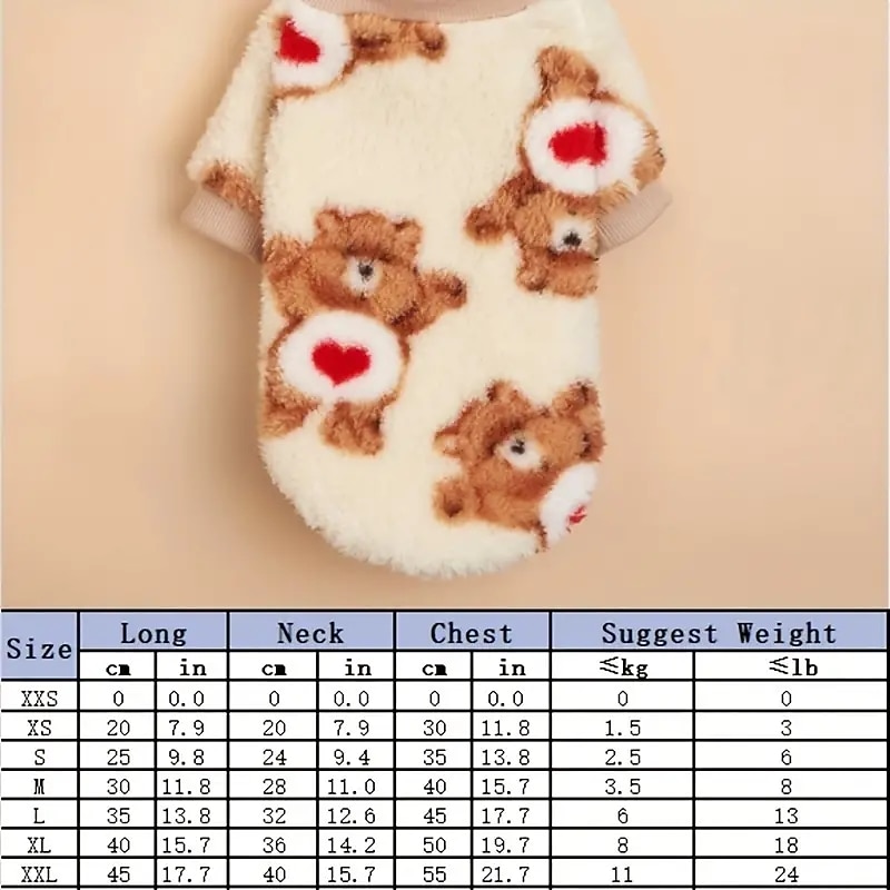2026年 犬用 猫用 スウェットシャツ 愛らしい カジュアル 冬 ウォーム 高通気性 ソフト 洗濯可 快適 アウトドア カジュアル／普段着 犬服 for ビジョンフリーゼ ポメラニアン 赤ちゃんサイズ パピヨン Small  コレクション – $18.49 –P6